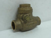 Stockham 1JML6; Swing Check Valve; Bronze; Solder; 1/2"