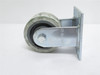 Hamilton R-524-DB; Rigid Caster; Top Plate Mount; 4"OD x 2"W
