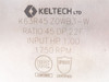 Keltech K63R45 Z0WB3-W; Speed Reducer; RA; SS; 45:1 Ratio