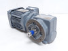 SEW SF37DRN71MS2; AC Gearmotor; 11:1 Ratio; 1/2HP; 380-415V