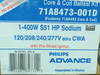 Philips Advance 71A8473-001D; HID Ballast Kit; 400W