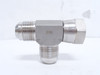 MFG- 6602-16-16-16-SS; Swivel Tee Fitting; SS-316; 3/4 JIC