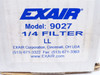 Exair 9027; Oil Removal Filter 1/4NPT; 250PSIG; W/Sight Glass
