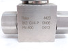 Pister BK3 G1/4-P; Manual Hydraulic Valve 4423; SS; 1/4NPT