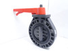 FNW FNW721AEU; PVC Flanged Wafer Lever 6" Butterfly Valve