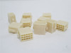 AMP 172163-1; Lot-10 Cap Housings; 15Pos; 3-Row; 600V