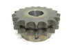 MFG- D50B17H; Double Chain Sprocket #50; 17 Teeth; 1.169"ID