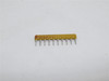 Dale 10A1-471G; Lot-10 Resistor Array;  4.7K 10 PIN SIP