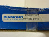 Diamond XAP-1233-D-010; SS Riveted Roller Chain # 60; 10" Length