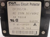 Fuji Electric CP31E/3K; Circuit Protector 3A 250VAC