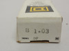 Square D B1.03; Overload Thermal Unit; 0.72-0.88A