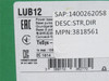 Schneider LUB12; Non-Reversing Power Base; 12A; 110-240VAC