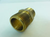MFG- 5404-12-12-B; Brass Hex Nipple; 1" MNPT x 1" MNPT