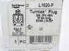 Pass&Seymour L1620-P; Locking Plug; 20A; 480VAC; 3 Pole