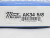 Martin AK34X5/8; V-Belt Pulley; 5/8"ID; 1Gr; Belt: 3L; 4L; A