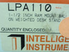 Intelligent Instrumentation LPA110; Ram Mount on Weighted Desk