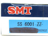SMT SS6001ZZ; Ball Bearing; SS; 12mmID x 28mmOD x 8mm Wide