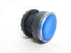 Schneider B5AW36; Blue Flush Push Button; 22mm Mount; IP66