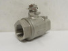 Industry-Std 1WMY4; Ball Valve SS; 1NPT; 1000PSI; NO HANDLE