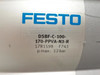 Festo DSBF-C-100-170-PPVA-N3-R; Air Cylinder; 100 OD x 170mm Stk