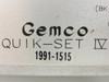 AMETEK 1991-1515; Gemco Quick-Set IV High Speed Plus