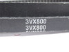Gates 3VX800; V-Belt 9412-0800 Section: 3VX; 3/8" W x 80" L
