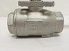 Industry-Std 1WMZ3; Manual Ball Valve; SS; 1/2 FNPT; 2000WOG
