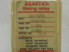AGASTAT SRC72AFFA; Interval Delay Timing Relay 6-180s 120VAC/DC