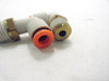 SMC KQ2V07-35AS; LOT-2 Pneumatic Elbow 1/4" Tube 1/4" NPT