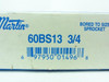 Martin 60BS13-3/4; Sprocket # 60 13T 3/4"ID