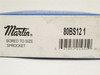 Martin 80BS12-1; Sprocket # 80; 12 Teeth; 1"ID