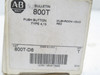 Allen-Bradley 800T-D6; Mushroom Head Push Button; 30mm; Red
