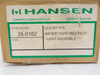 Hansen 35-0162; Water Tight Pilot Light Assembly; Red; 115VAC