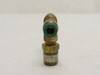 Parker W172PLP-4-4; Brass Air Tee; 1/4" PTC x 1/4" PTC x 1/4 NPT
