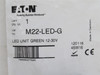 Eaton M22-LED-G; Led Light Block; Green; 12-30VDC; 22.5mm