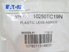 Eaton 10250TC19N; Amber Push-Button Lens
