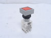 Multivac 19186241124; Illuminated Red Pushbutton; 3A; 250VAC