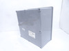 Carlon E989R; Plastic Gray Junction Box; 12" x 12" x 6"
