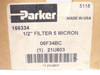 Parker 06F34BC; Compressed Air Filter; 1/2NPT; 250PSI