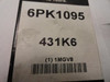 Bando 6PK1095; Serpentine Belt 431K6 ; 6 -ribs 43.1"L; 1MGV8