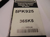 Bando 5PK925; Serpentine Belt; Industry Number 365K5