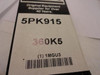 Bando 5PK915; Serpentine Belt; Industry Number 360K5