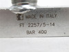 Tognella FT 2257/5-14; Flow Control Valve; SS; 400bar; 1/4NPT