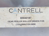 Cantrell BM46187; Peeler Roller Gear; SS; 3/4"ID; 37 Teeth