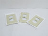Leviton 020-86003; Lot-3; Ivory Duplex Receptacle Wall Plate