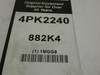 Bando 882K4; Serpentine Belt; 4PK2240
