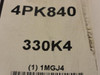 Bando 4PK840; Serpentine Belt 330K4; 4-ribs 33.0"L; 1MGJ4