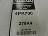 Bando 1MGH2; Serpentine Belt; 27.5"Long; 275K4; 4PK700