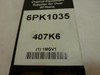 Bando 407K6; Serpentine Belt 6PK1035