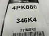 Bando 4PK880; Serpentine Belt 346K4; 4-ribs 34.6"L; 1MGK2